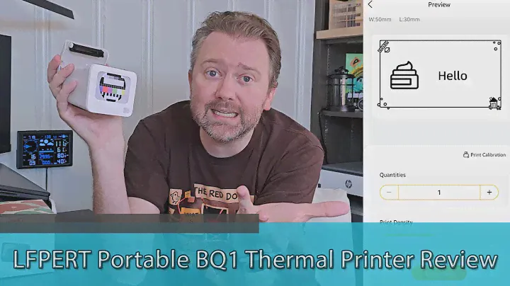 GET ORGANIZED - LFPERT Portable BQ1 Thermal Printer Review