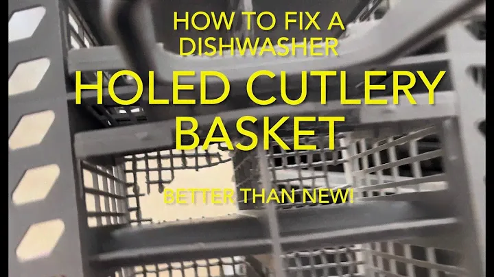 Holed Dishwasher Cutlery Basket - Fixed here Permanently for £5.99