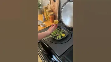 Asparagus on the AGA cast iron hotplate | AGA
