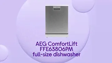 AEG ComfortLift FFE63806PM Full-size Dishwasher - Stainless Steel - Product Overview