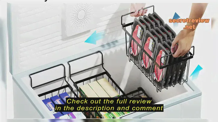 Review iSPECLE Chest Freezer Organizer Bins - Fit 7 Cu.Ft Deep Freezer, 2 Pack Small Hanging Organiz