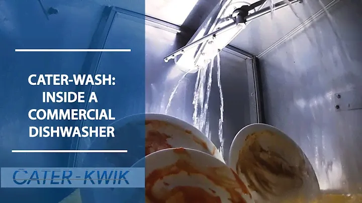 Inside A Commercial Dishwasher With Cater-Wash - Go Pro