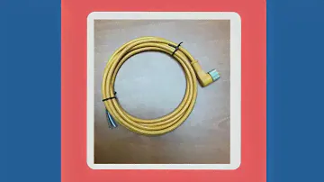 VIDEO 1 FRENCH M SeriesRound Water Cable Connector Orange
