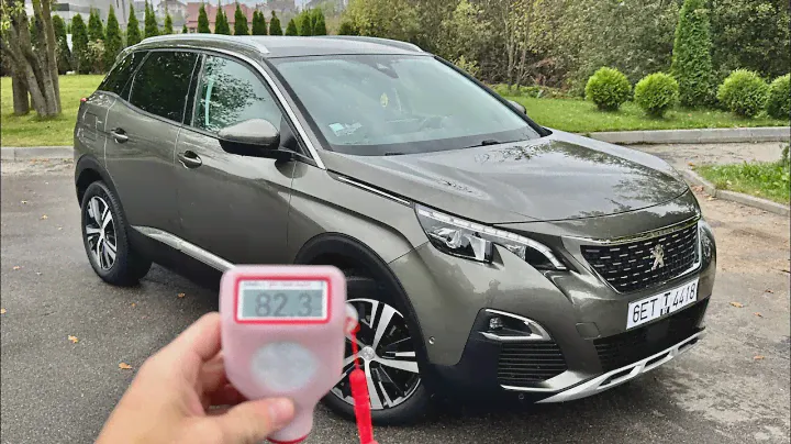 Проверка толщиномером Peugeot 3008 1.5 дизель автомат