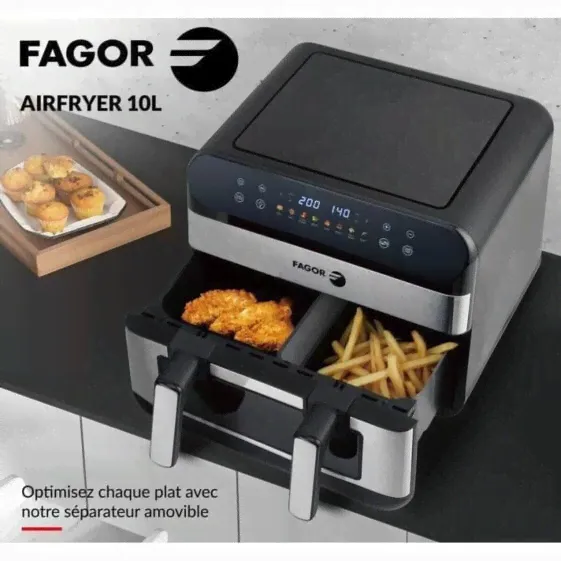 Аэрофритюрница Fagor Fgf10 2400 W 10 L
