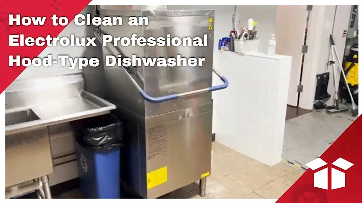How to Clean an Electrolux Professional Hood-Type Dishwasher