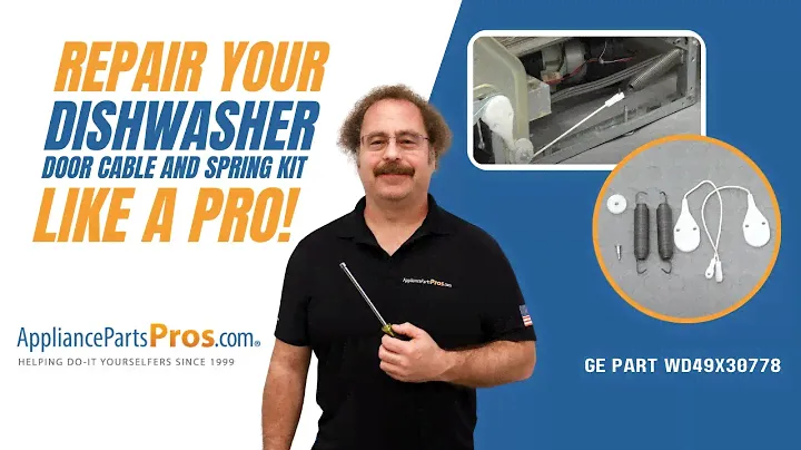 How To: GE Dishwasher Door Cable and Spring Kit WD49X30778