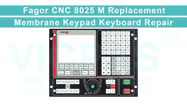 Fagor CNC 8025 M Membrane Keypad Switch