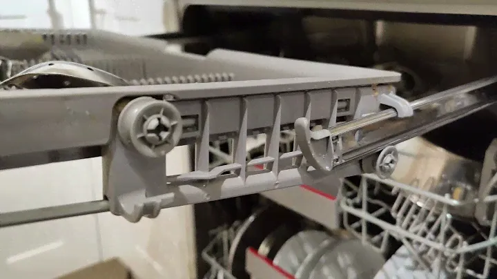 How to take out the dishwasher cutlery tray