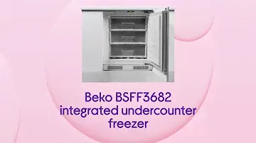 Beko BSFF3682 Integrated Undercounter Freezer - Fixed Hinge - Product Overview