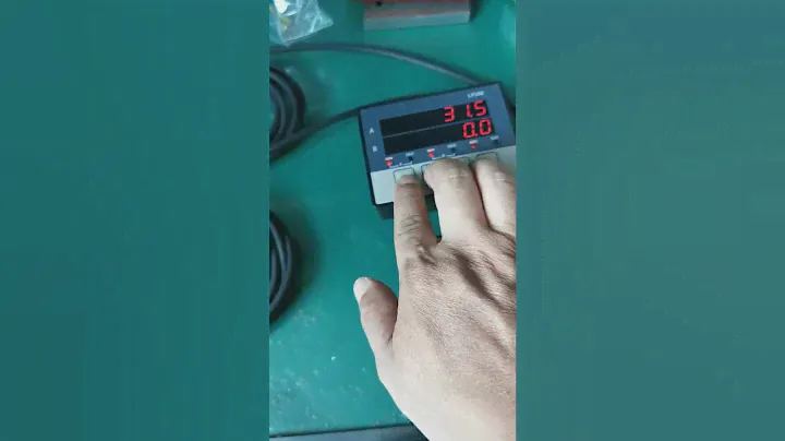 One key reset of dro for lathe linear encoder