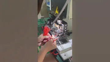 Worker is crimping terminals #cable #china #automotive #factory #customized